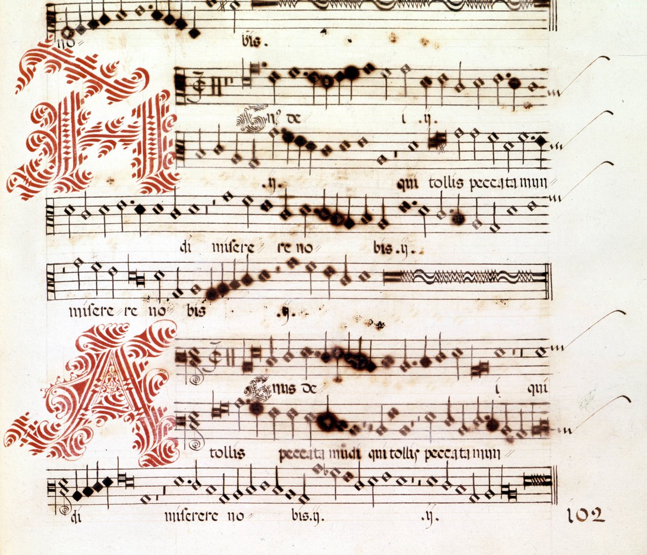 Agnus Dei van de Mages van Mantua door Giovanni Pierluigi da Palestrina (1525 - 1594), Italiaanse componist door Giovanni Pierluigi da (after) Palestrina