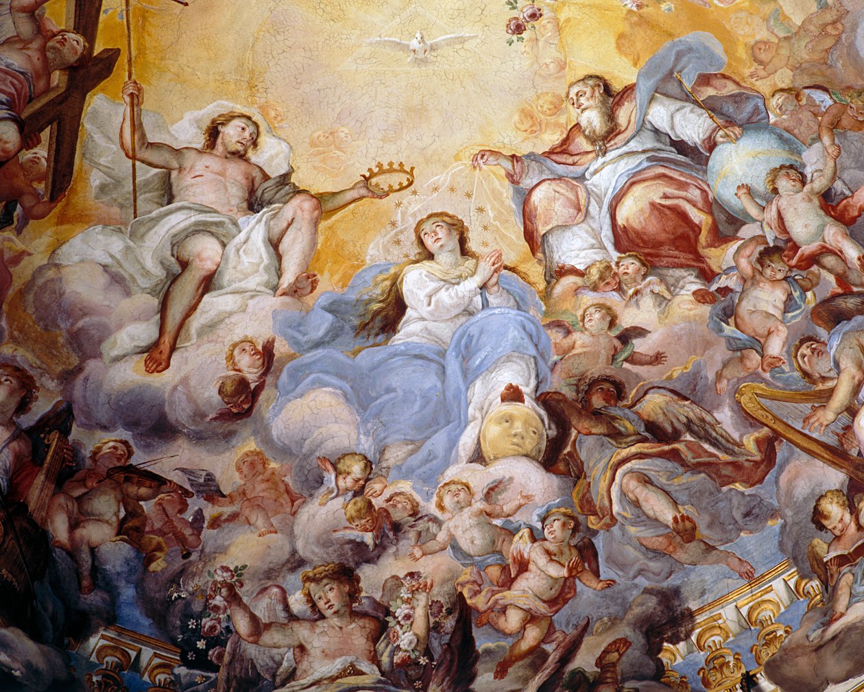Kroning van de Maagd, 1725 door Giovanni Tuccari