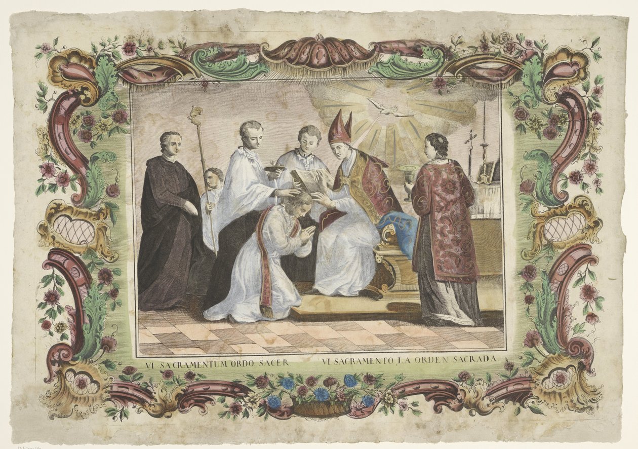 Het sacrament van het priesterschap door Giovanni Volpato
