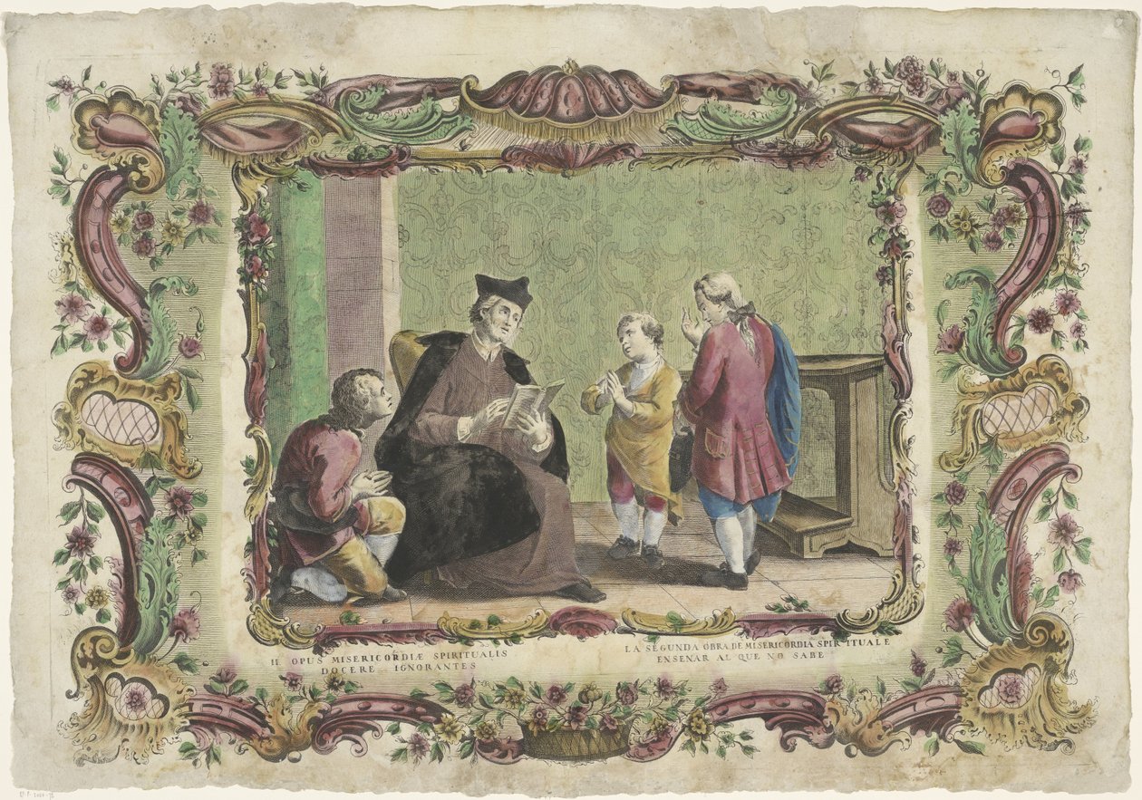 Onwetenden onderwijzen (De spirituele werken van barmhartigheid) door Giovanni Volpato