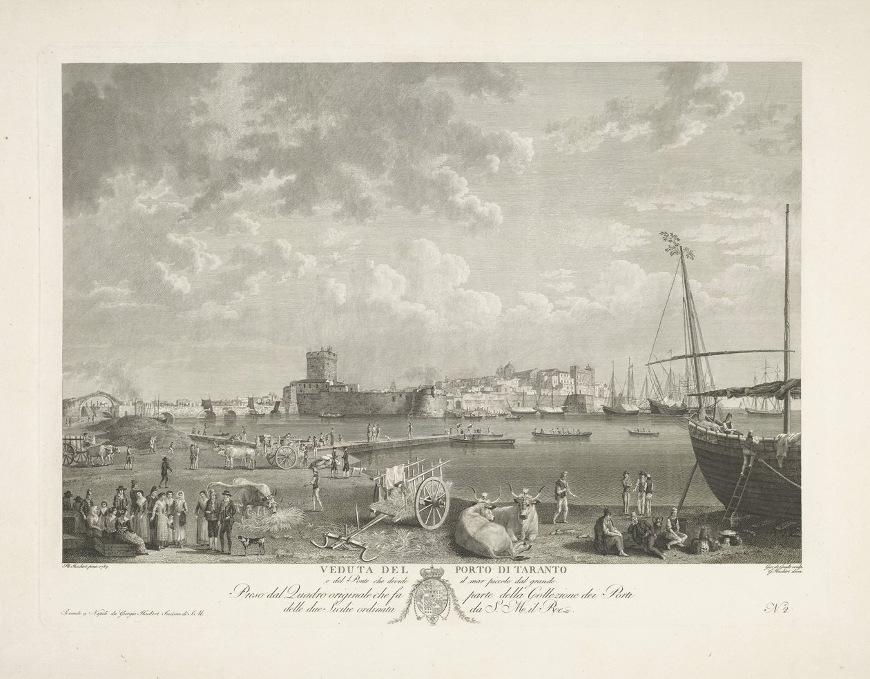 Haven van Tarente door Giovanni de Grado