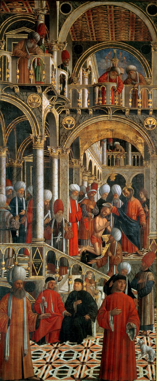 De Doop van St. Anianus door St. Marcus, c.1524 door Giovanni di Niccolo Mansueti