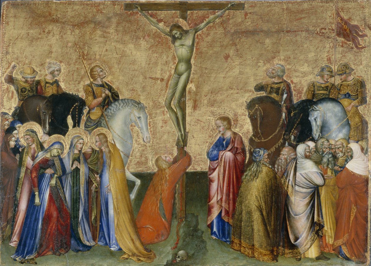 De Kruisiging van Christus door Giovanni di Paolo di Grazia