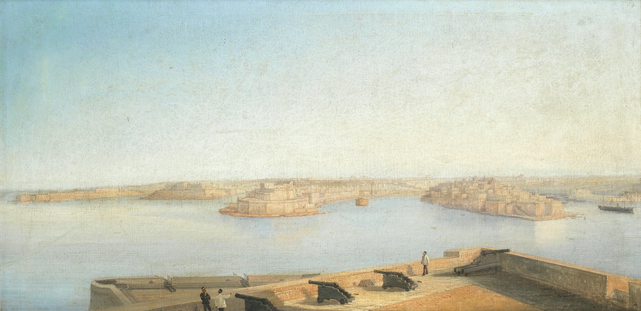 Girolamo Gianni, De drie steden en de grote haven, Malta door Girolamo Gianni