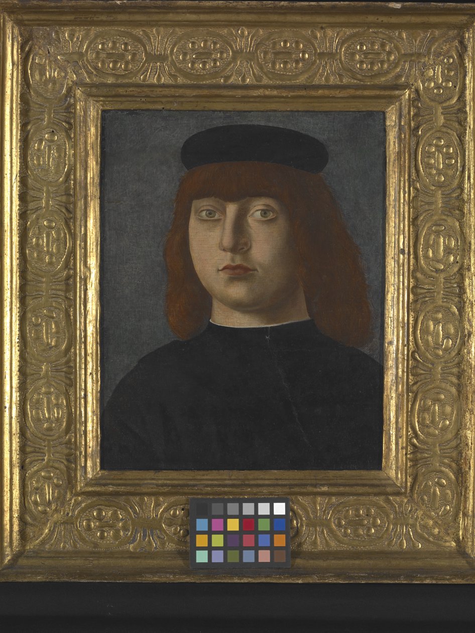 Portret van een man door Girolamo Mocetto