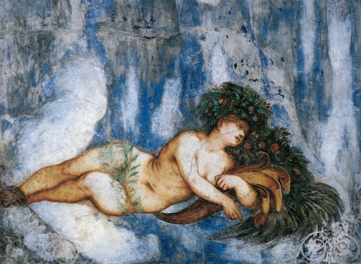 Allegorie van de zomer (detail) door Girolamo Romanino