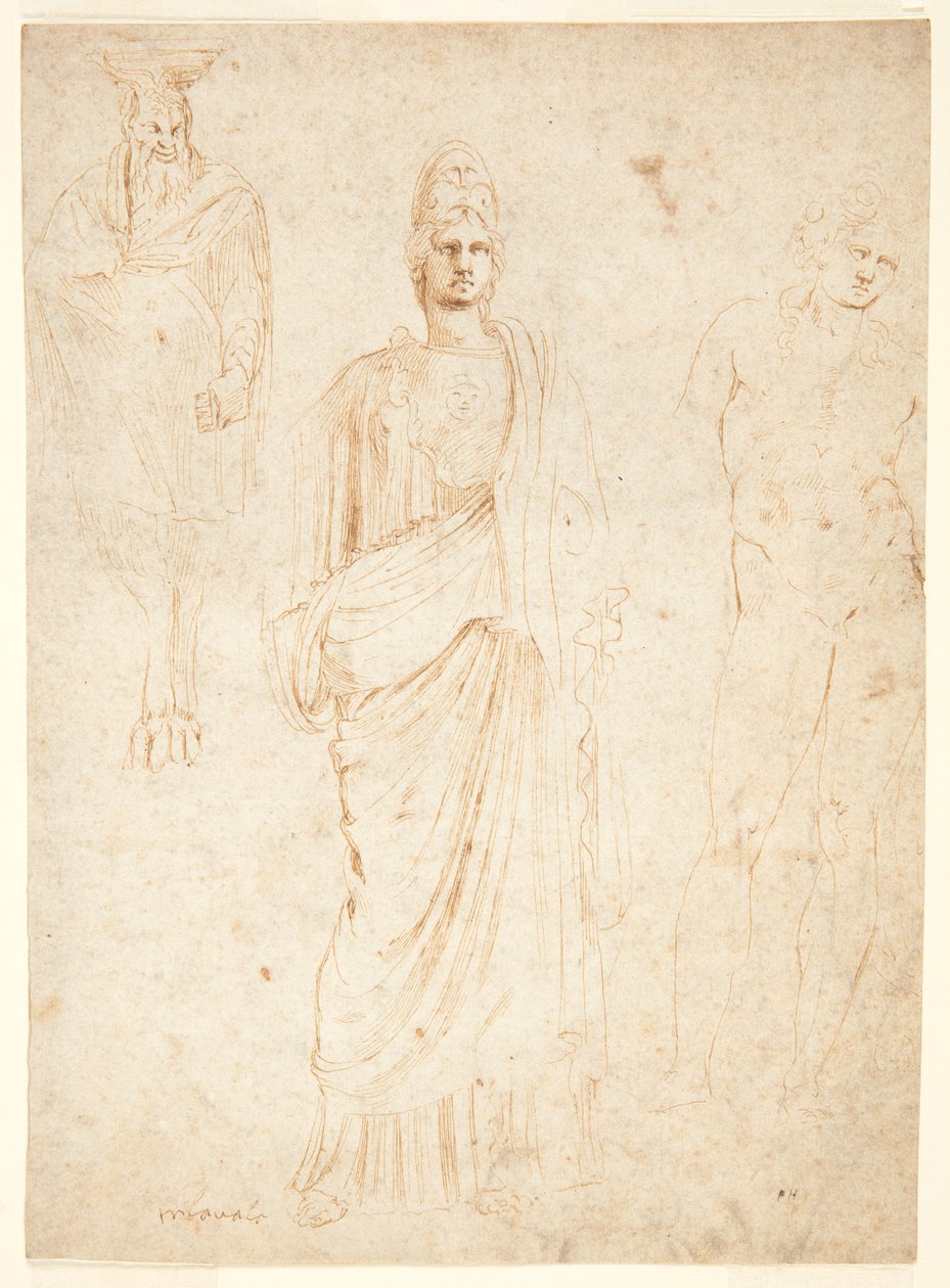 Klassieke figuren door Girolamo da Carpi