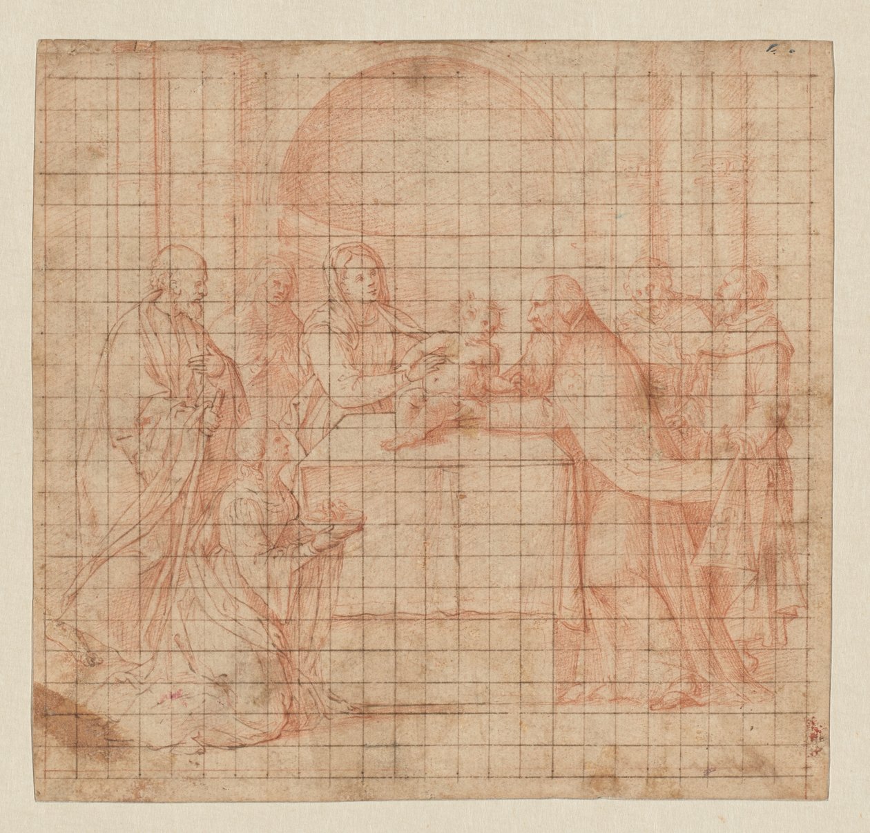 De Presentatie in de Tempel door Girolamo da Santacroce