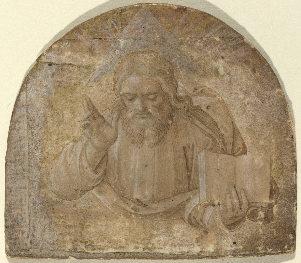 God de Vader met Zijn Rechterhand Geheven in Zegen door Girolamo dai Libri