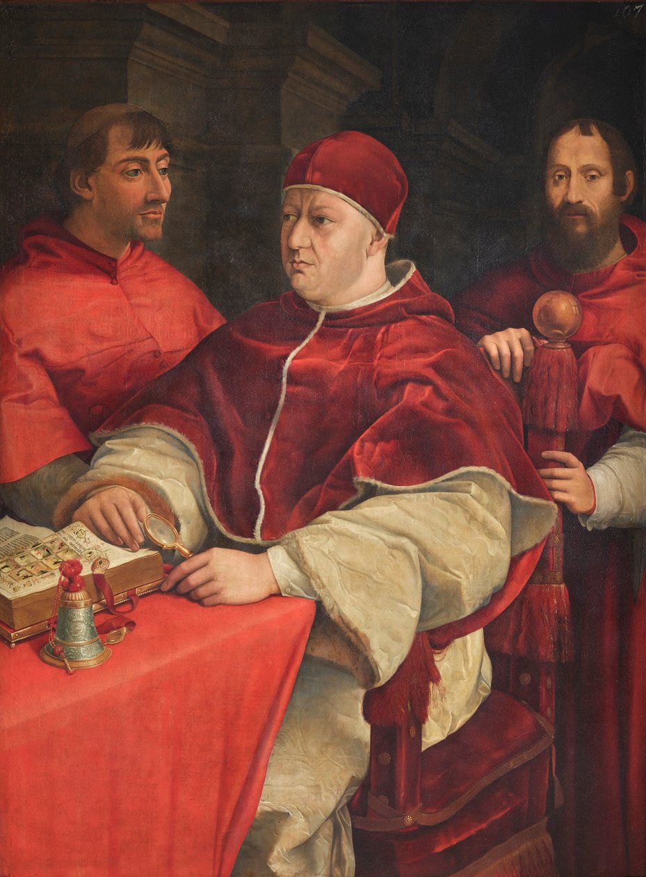 Italiaans: Portret van paus Leo X de