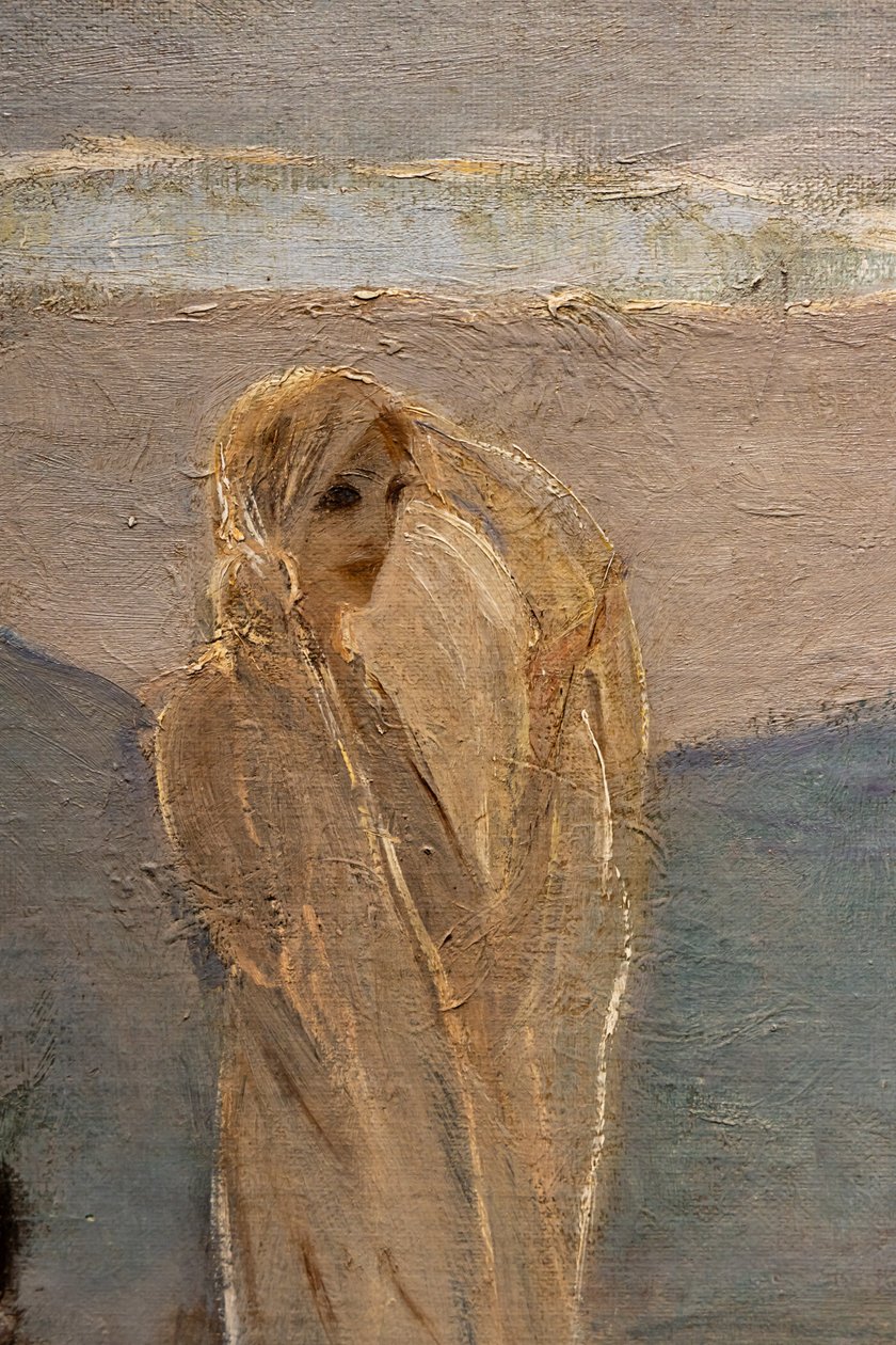 Dante en Beatrice door Giulio Aristide Sartorio