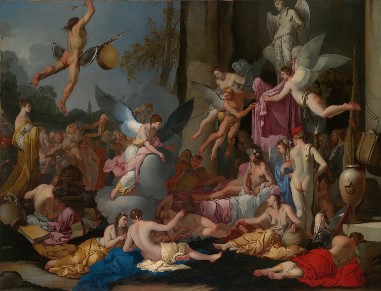 Het rijk van Hypnos door Giulio Carpioni