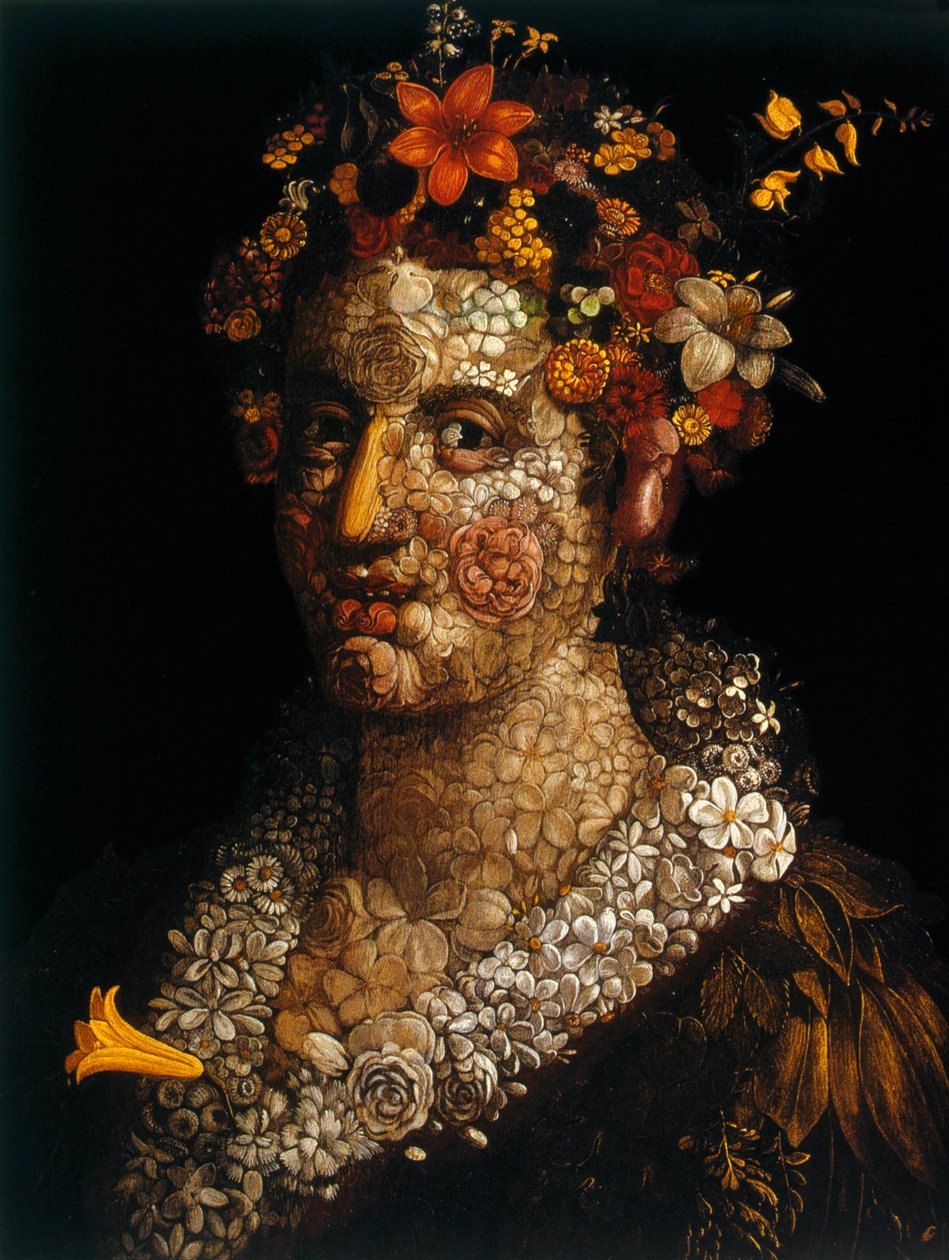 Flora, ca. 1591 door Giuseppe Arcimboldi