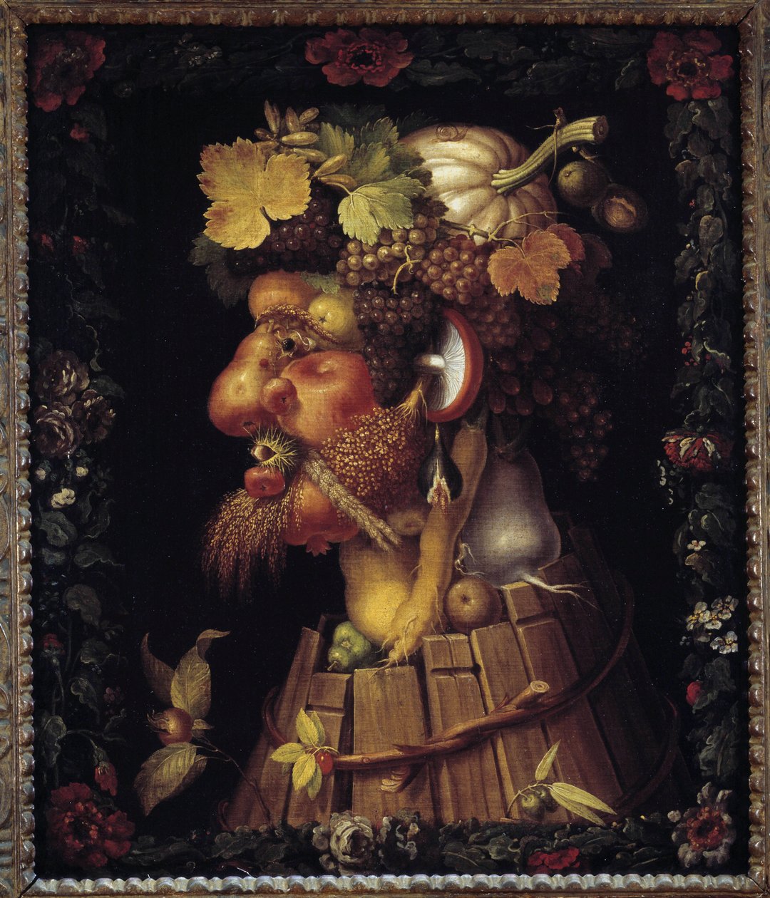 Herfst. Allegorie over de Seizoenen. Schilderij door Giuseppe Arcimboldo (1527-1593). Louvre Museum door Giuseppe Arcimboldo