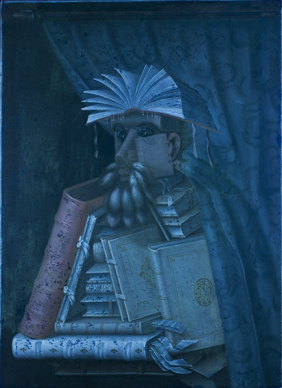 De bibliothecaris door Giuseppe Arcimboldo