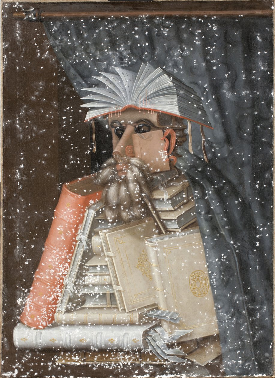De bibliothecaris door Giuseppe Arcimboldo