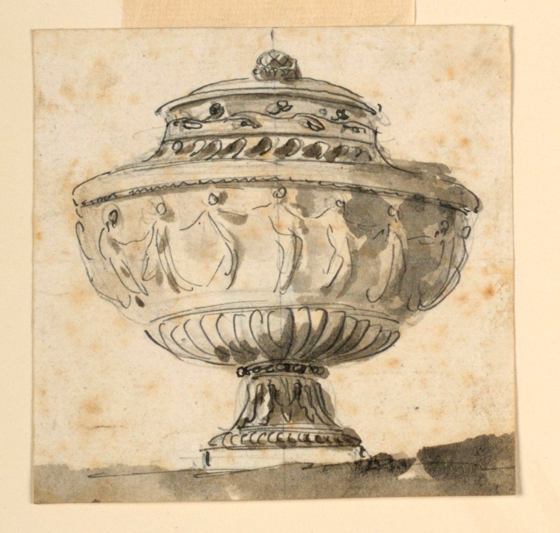 Ontwerp voor een Urn door Giuseppe Barberi