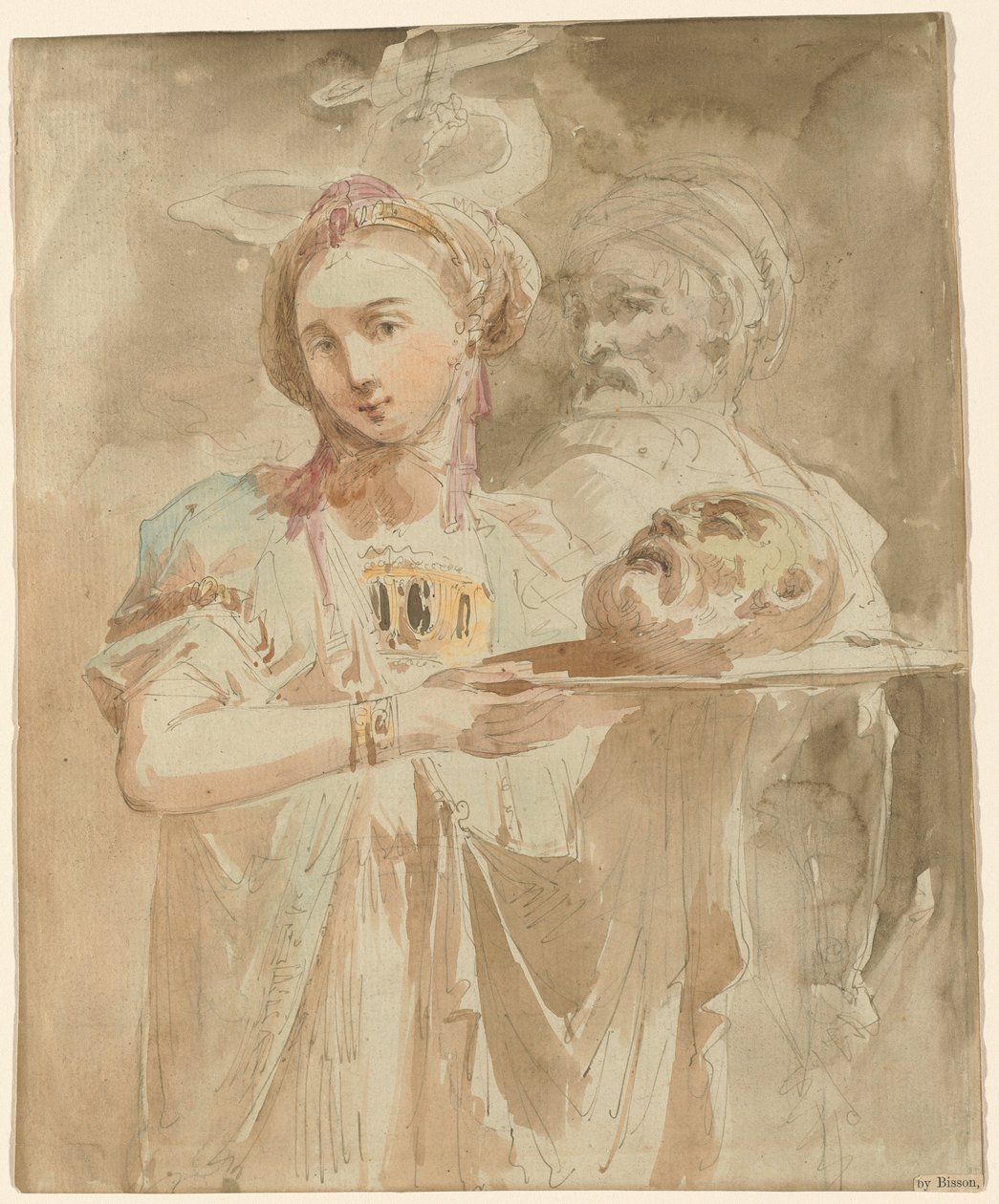 Salome met het hoofd van Johannes de Doper door Giuseppe Bernardino Bison