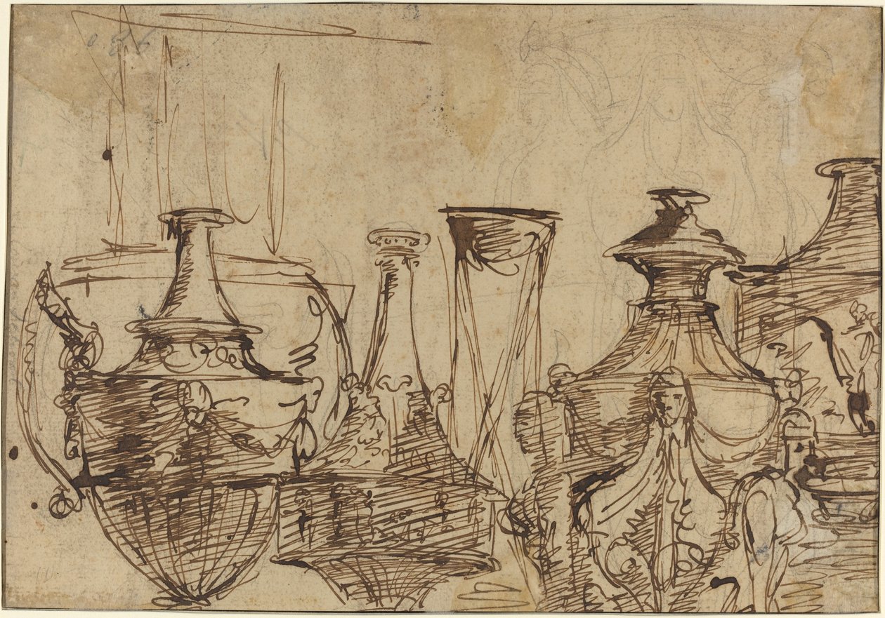 Ontwerpen voor Vazen door Giuseppe Cades