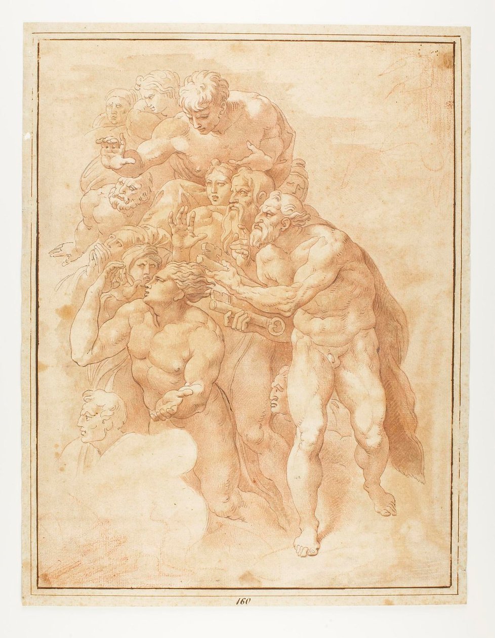 St. Peter, Adam und andere Heilige door Giuseppe Cades