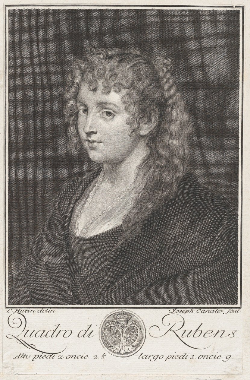 Portret van een jonge vrouw door Giuseppe Canale