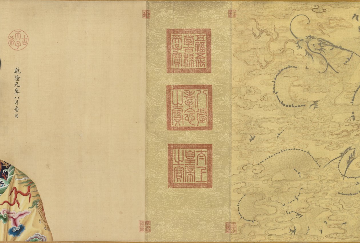 Portretten van keizer Qianlong en zijn twaalf gemalinnen, 1736 - c. 1770s door Giuseppe Castiglione