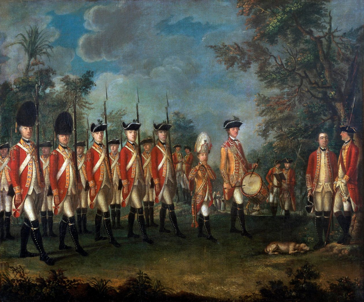 Lord George Lennox, Kolonel van het 25e Regiment Voetvolk, ca.1771 door Giuseppe Chiesa