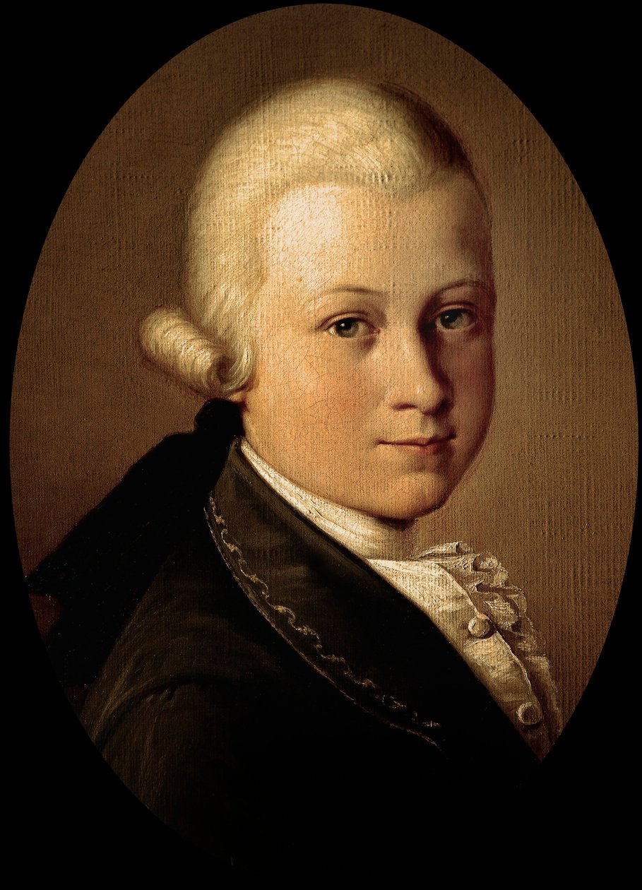 Wolfgang Amadeus Mozart door Giuseppe Cignaroli