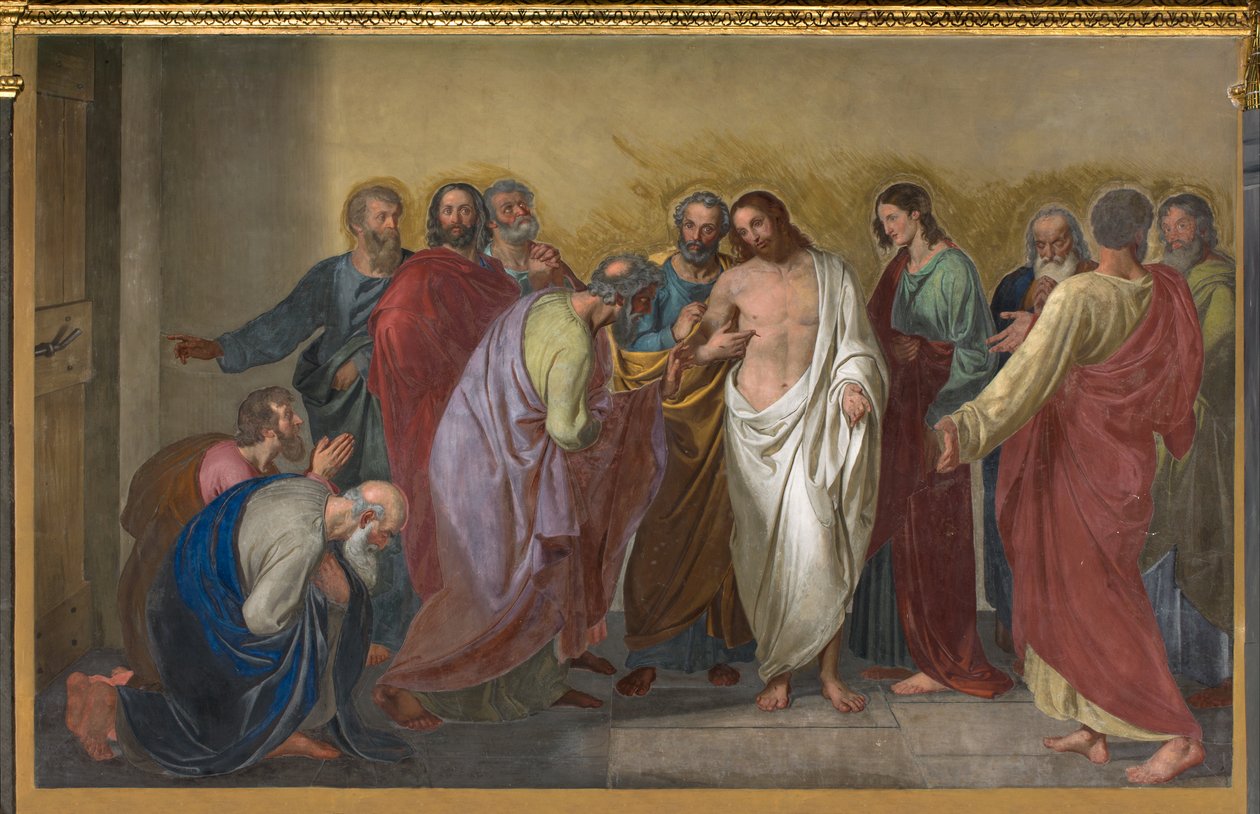 Presbyterium, Giueppe Diotti, Ongeloof van St. Thomas 1832 door Giuseppe Diotti