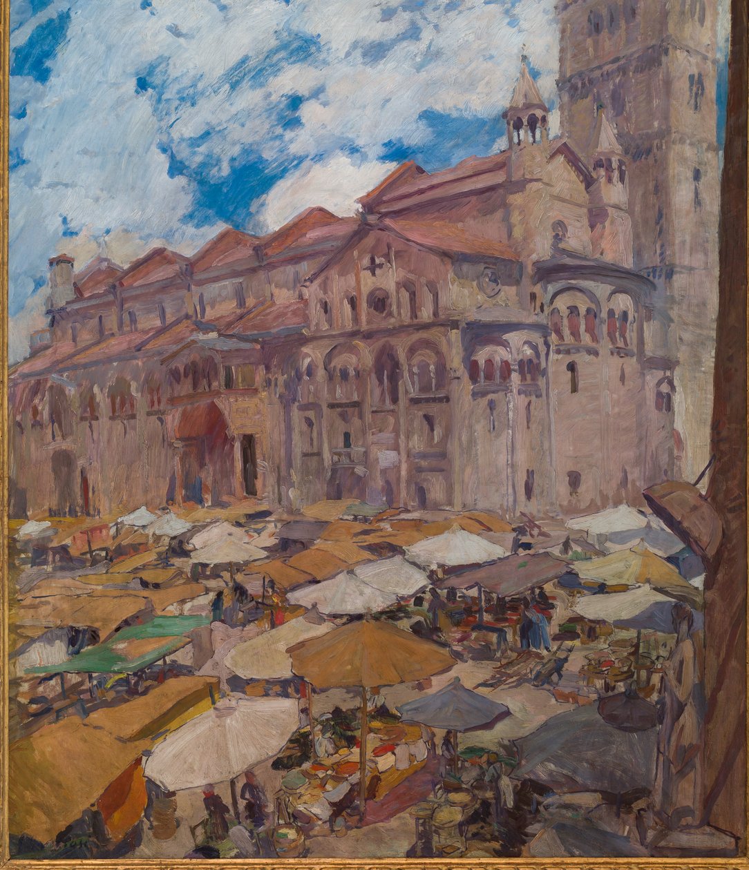 Grote Plein in Modena door Giuseppe Graziosi