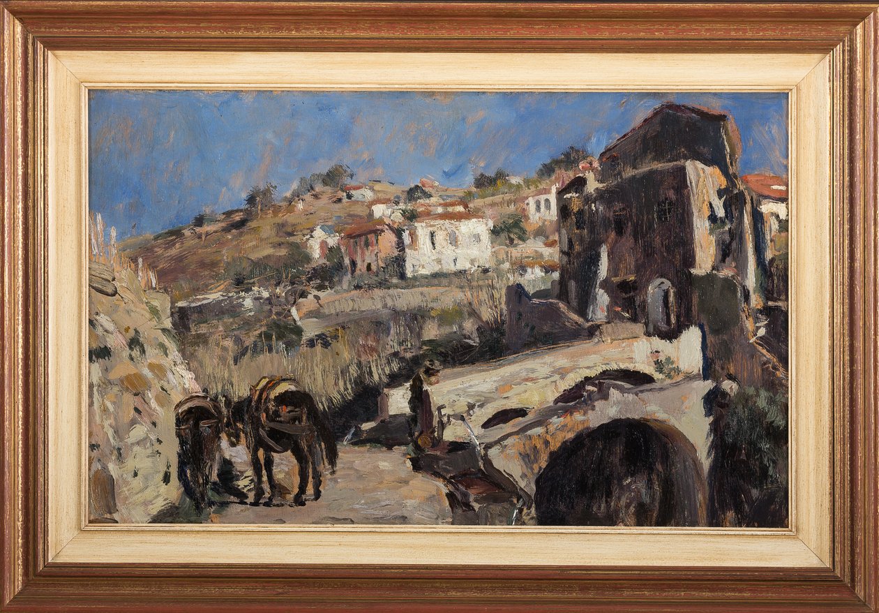 Landschap door Giuseppe Graziosi