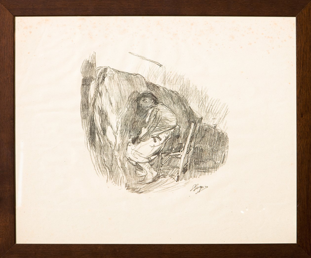 Het Melken door Giuseppe Graziosi