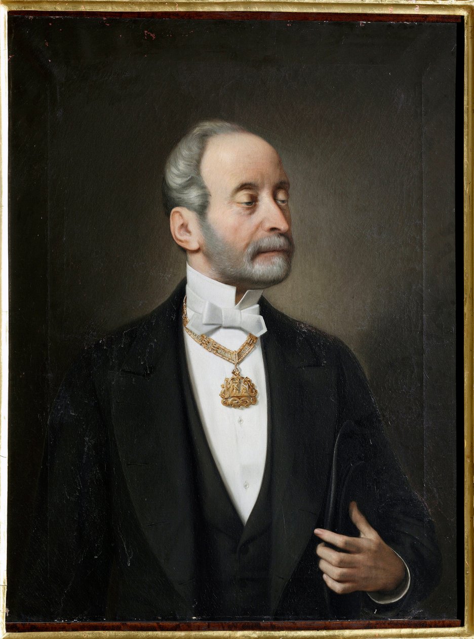 Portret van Raffaele van Ferrari, Hertog van Galliera (1803-1876) door Giuseppe Isola