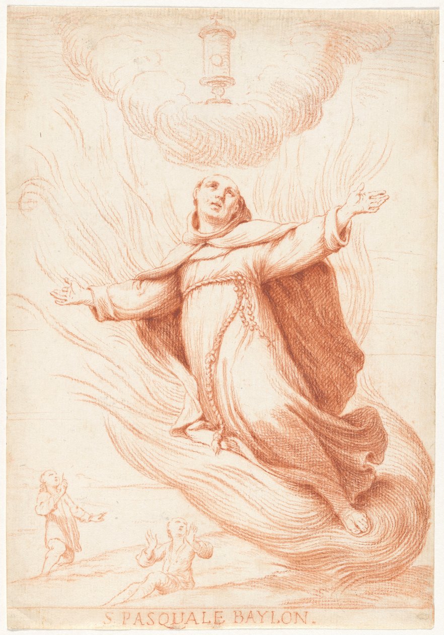 Der heilige Paschal Baylon in Ekstase door Giuseppe Maria Crespi