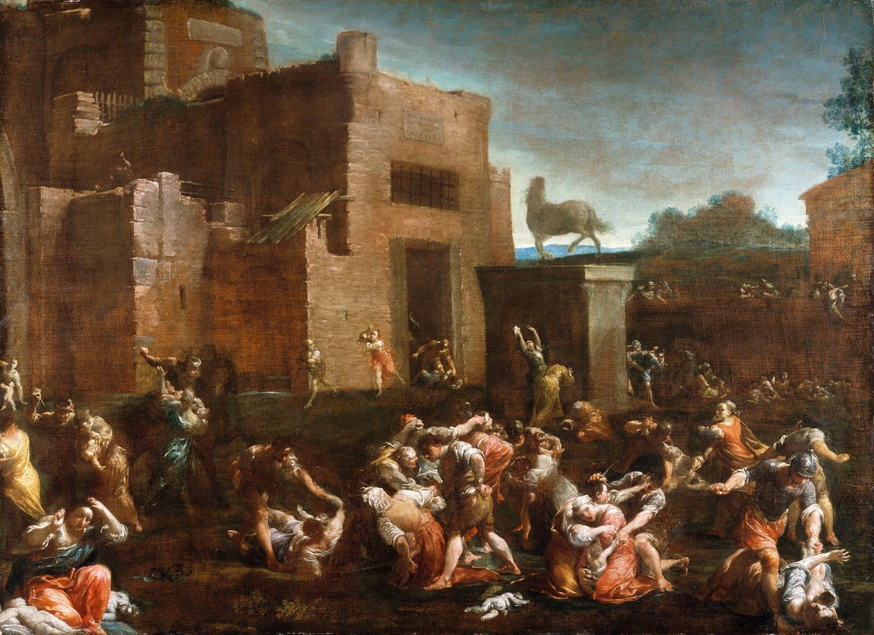 De kindermoord te Bethlehem door Giuseppe Maria Crespi