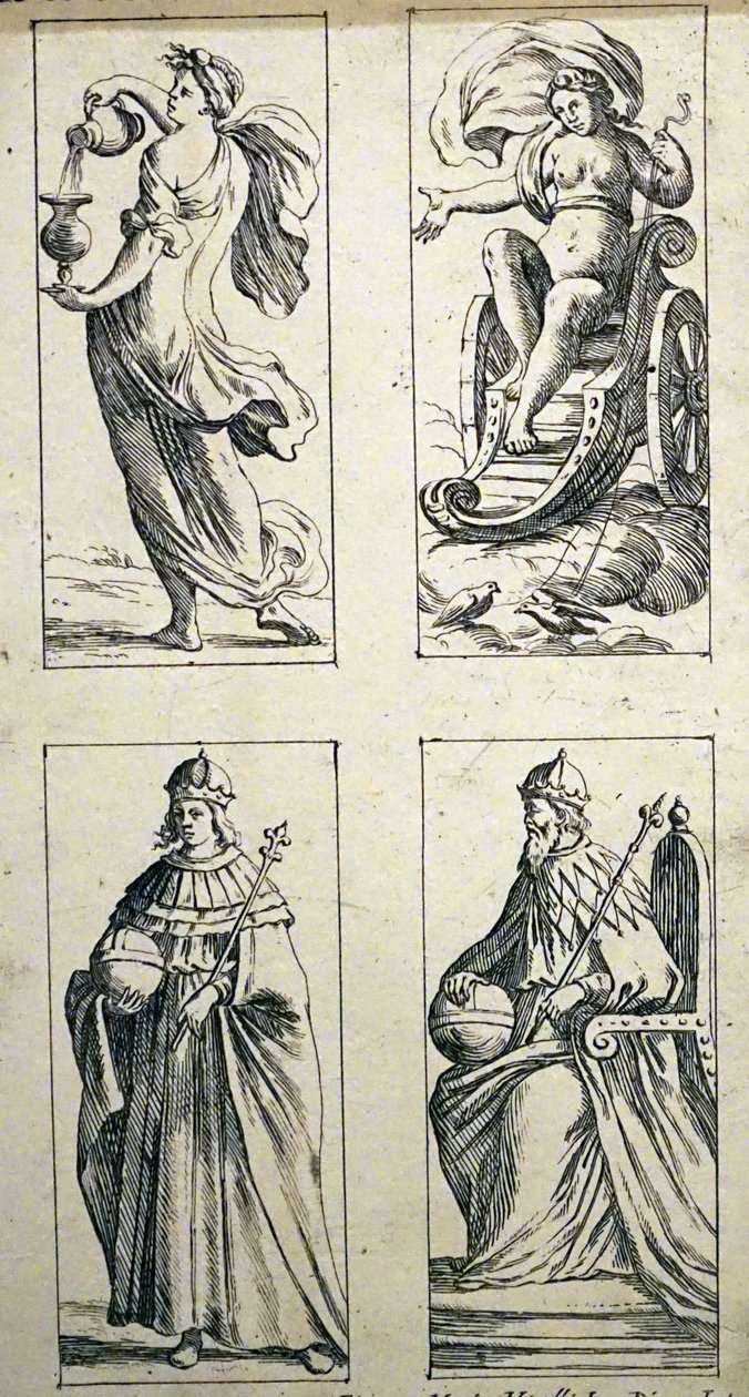 17e-eeuwse tarotkaarten door Giuseppe Maria Mitelli