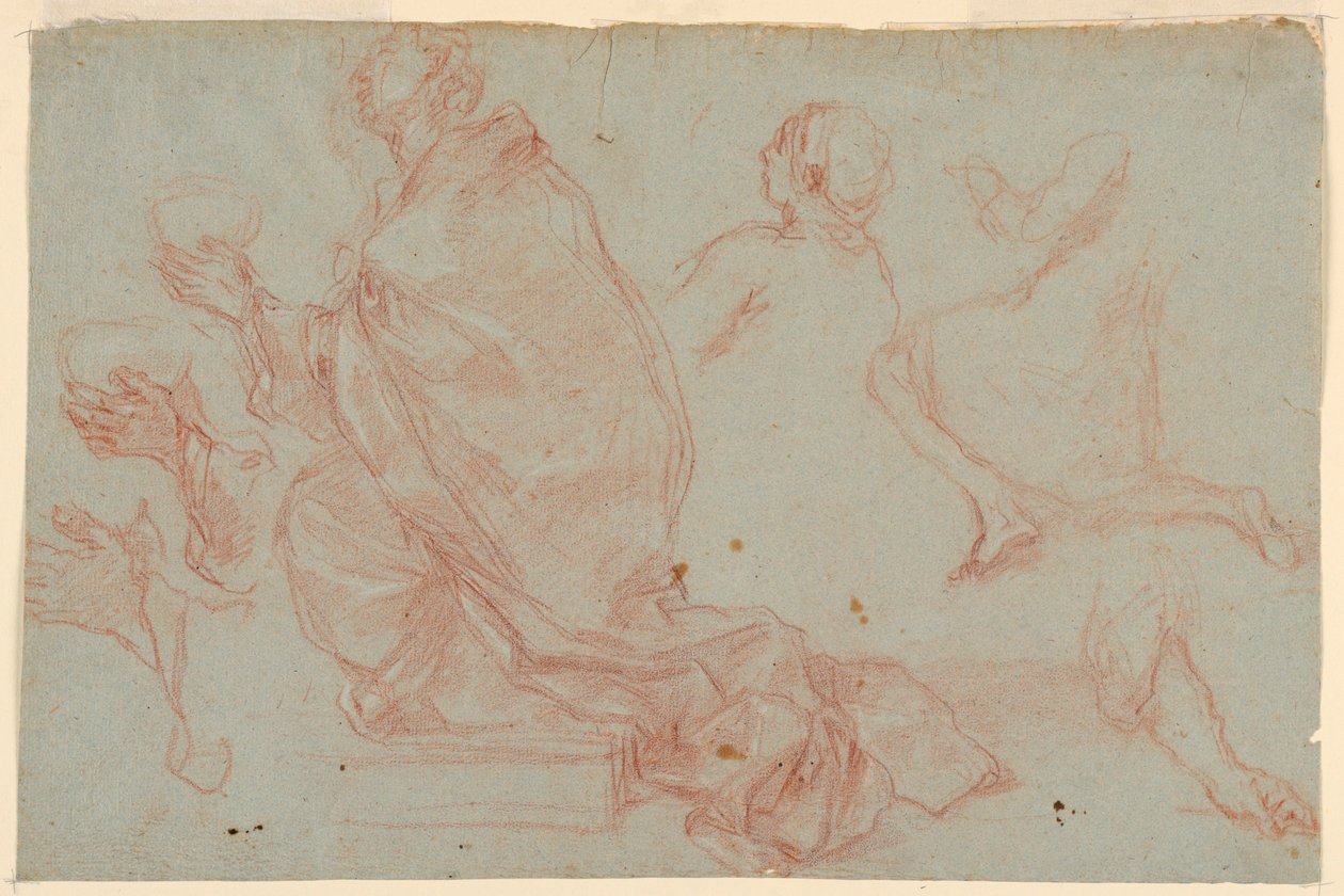 Knielende figuren door Giuseppe Passeri