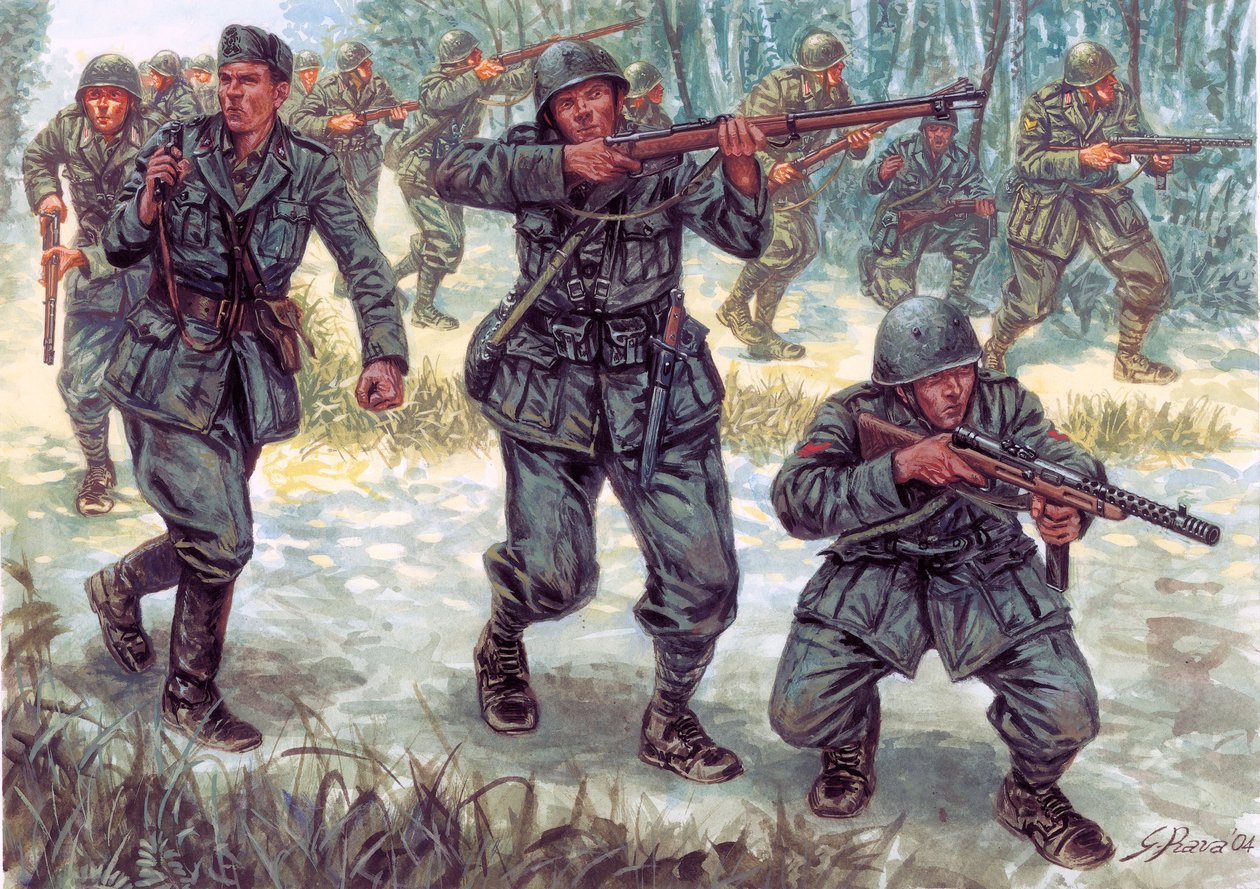 Tweede Wereldoorlog, Italiaans-Griekse Oorlog: Italiaanse Soldaten door Giuseppe Rava