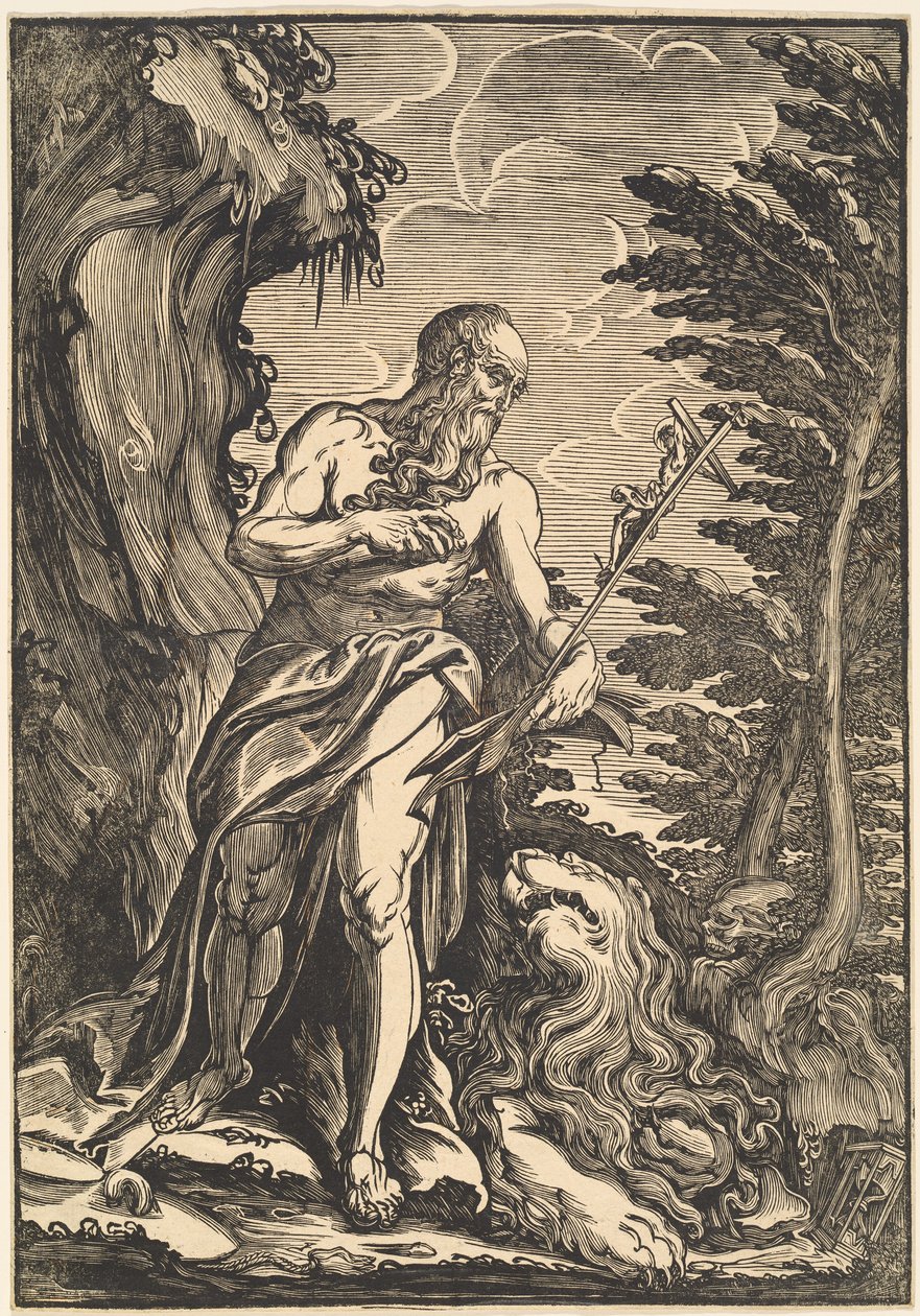 Sint Hiëronymus door Giuseppe Scolari