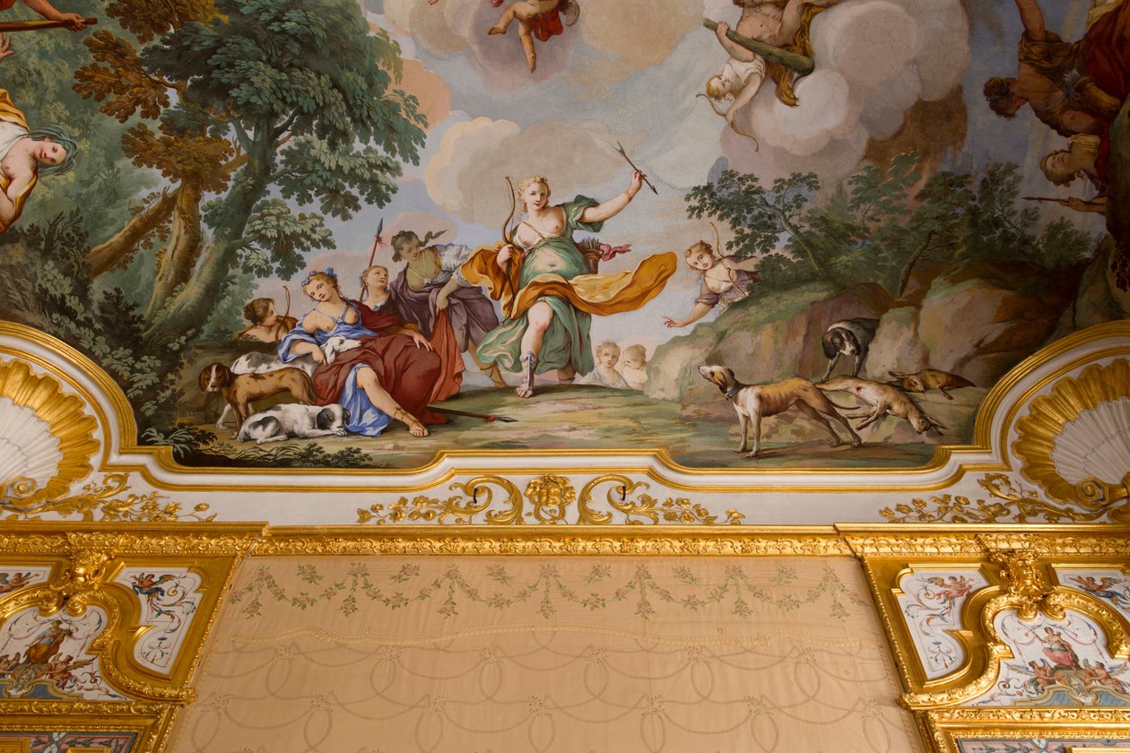 Voorstellingen van de mythe van Diana door Giuseppe and Valeriani Domenico Valeriani