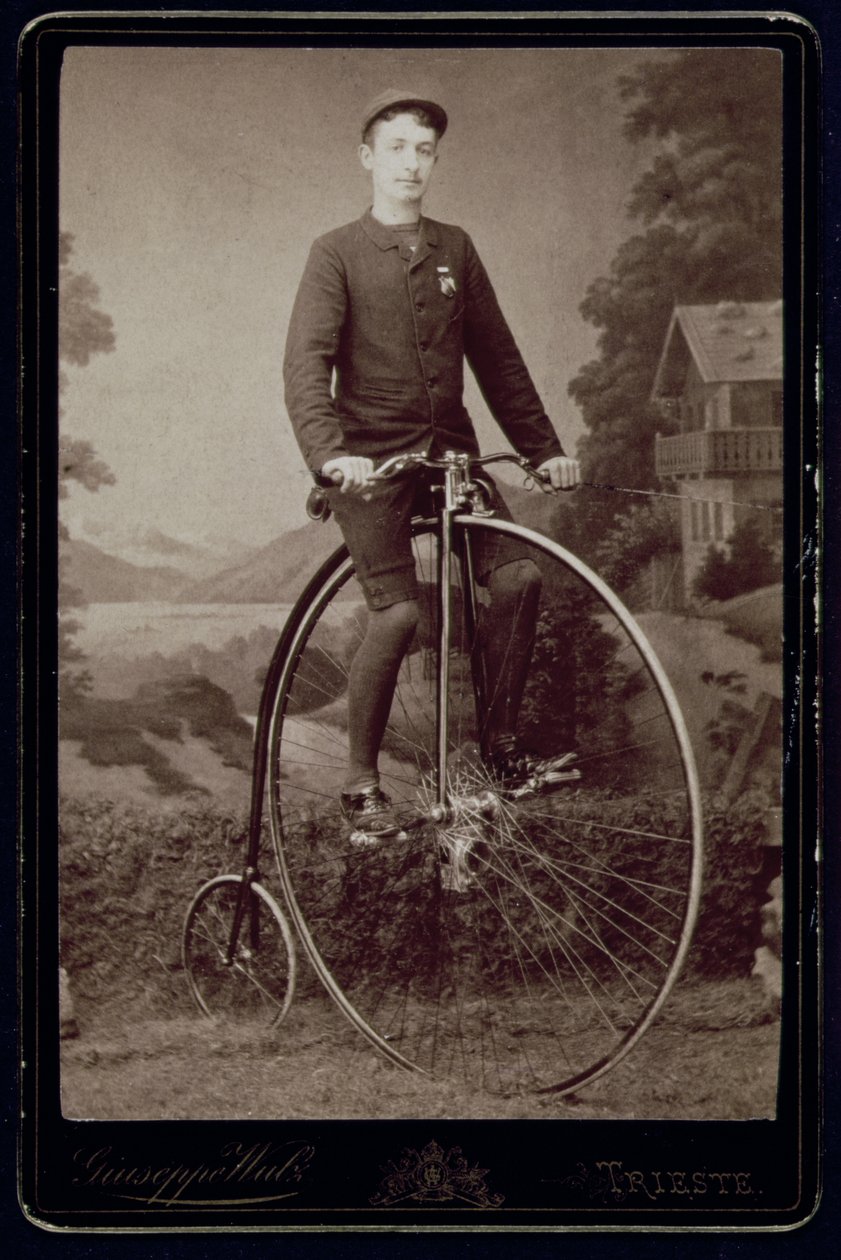 De Fietser door Giuseppe Wulz