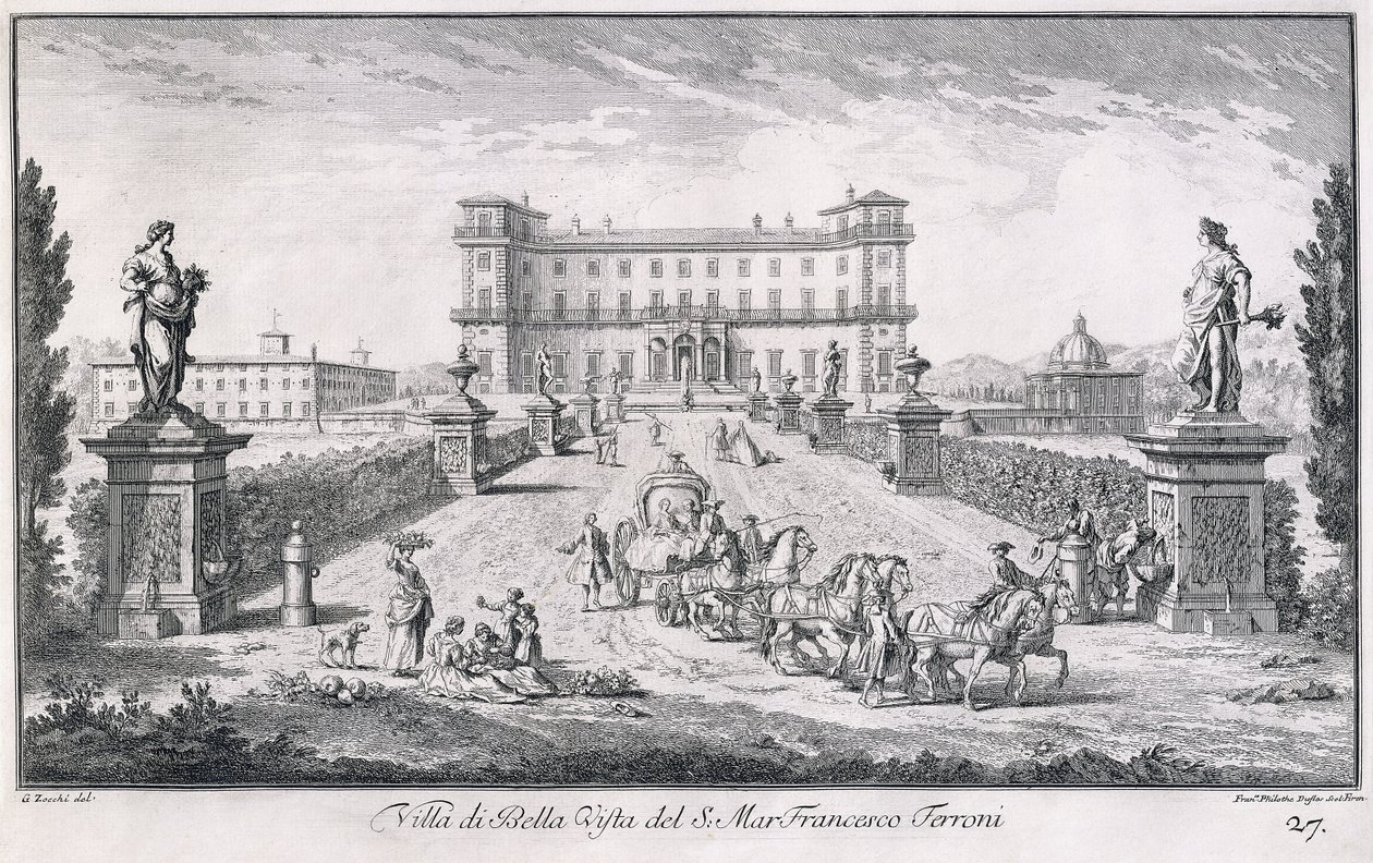 Villa di Bella Vista, Plaat 27, uit 