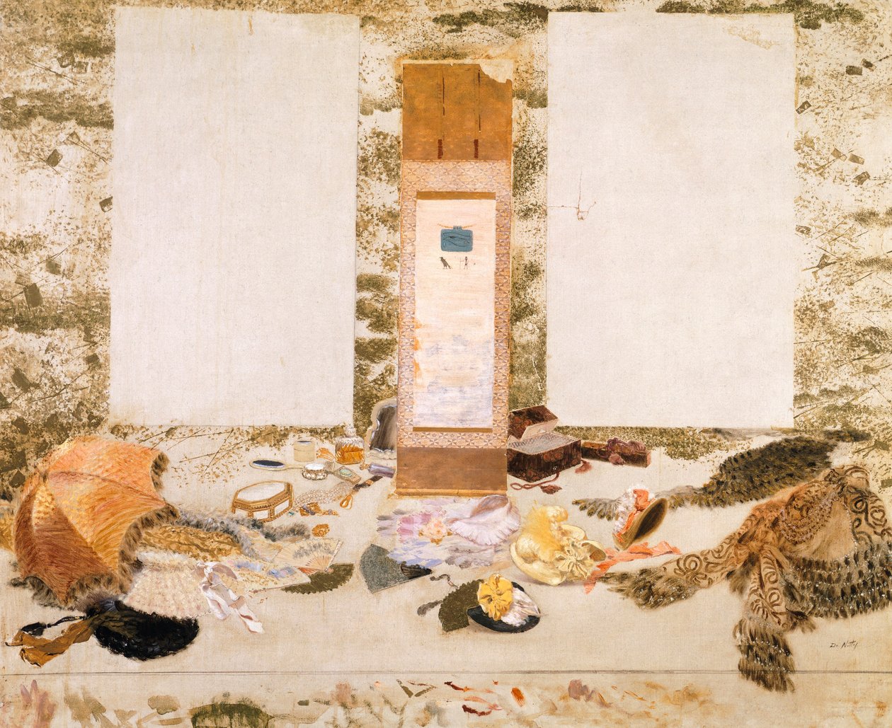 Stilleven door Giuseppe De Nittis (1846-1884) door Giuseppe or Joseph de Nittis