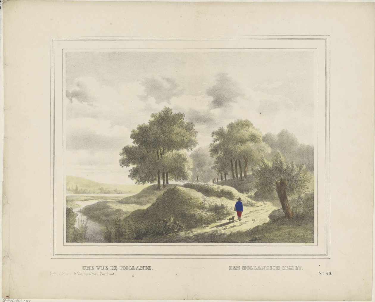 Een Hollandsch gezigt door Glenisson and Van Genechten