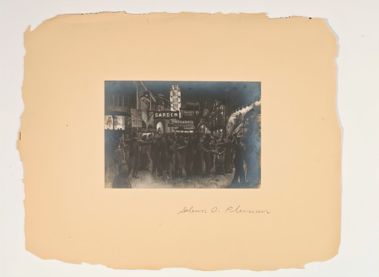 Scènes uit het Leven van de Mensen, Portfolio Zonder Titel, ca. 1905-1906 door Glenn O Coleman