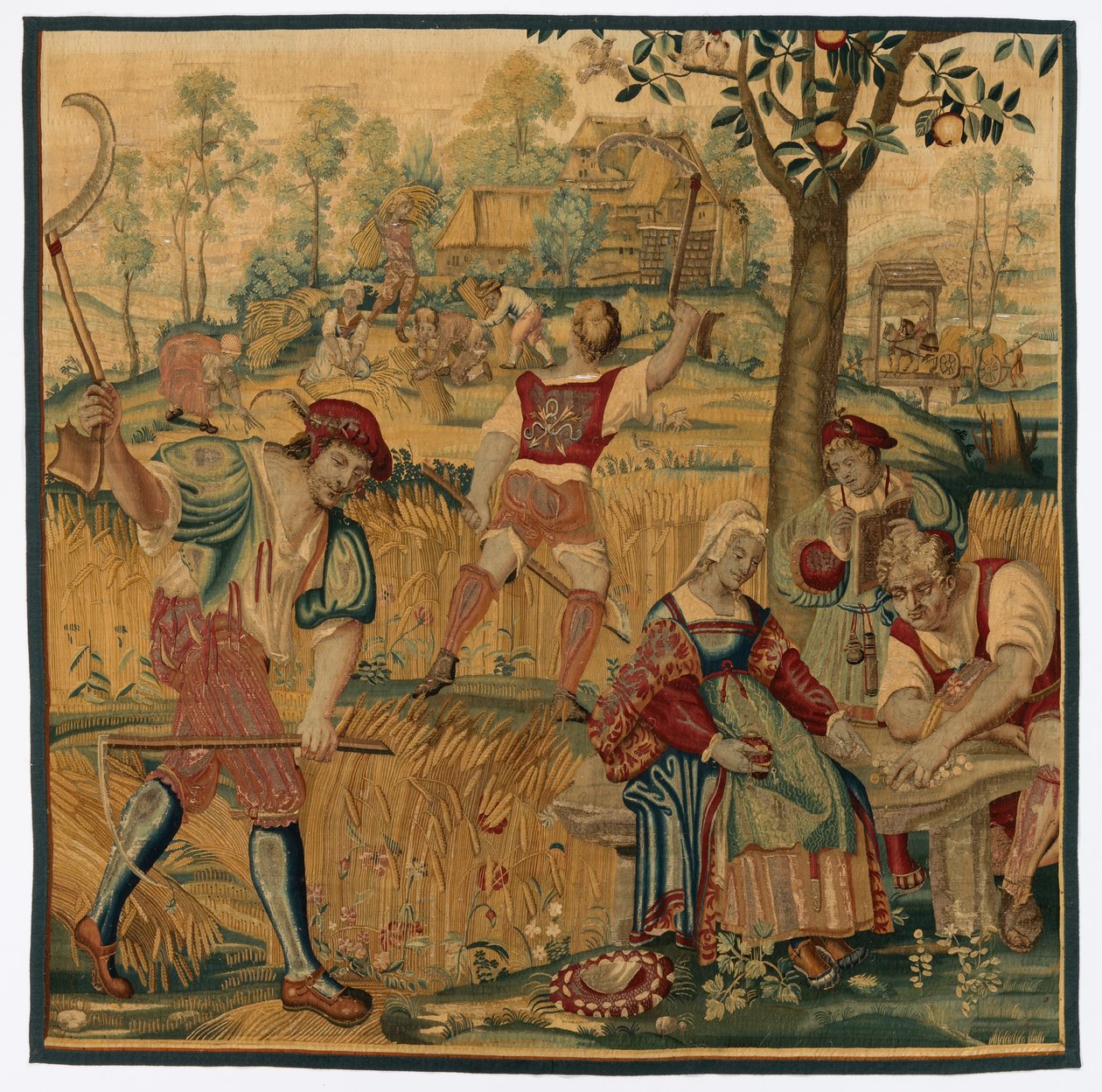 Zomer: Oogsttafereel door Gobelins