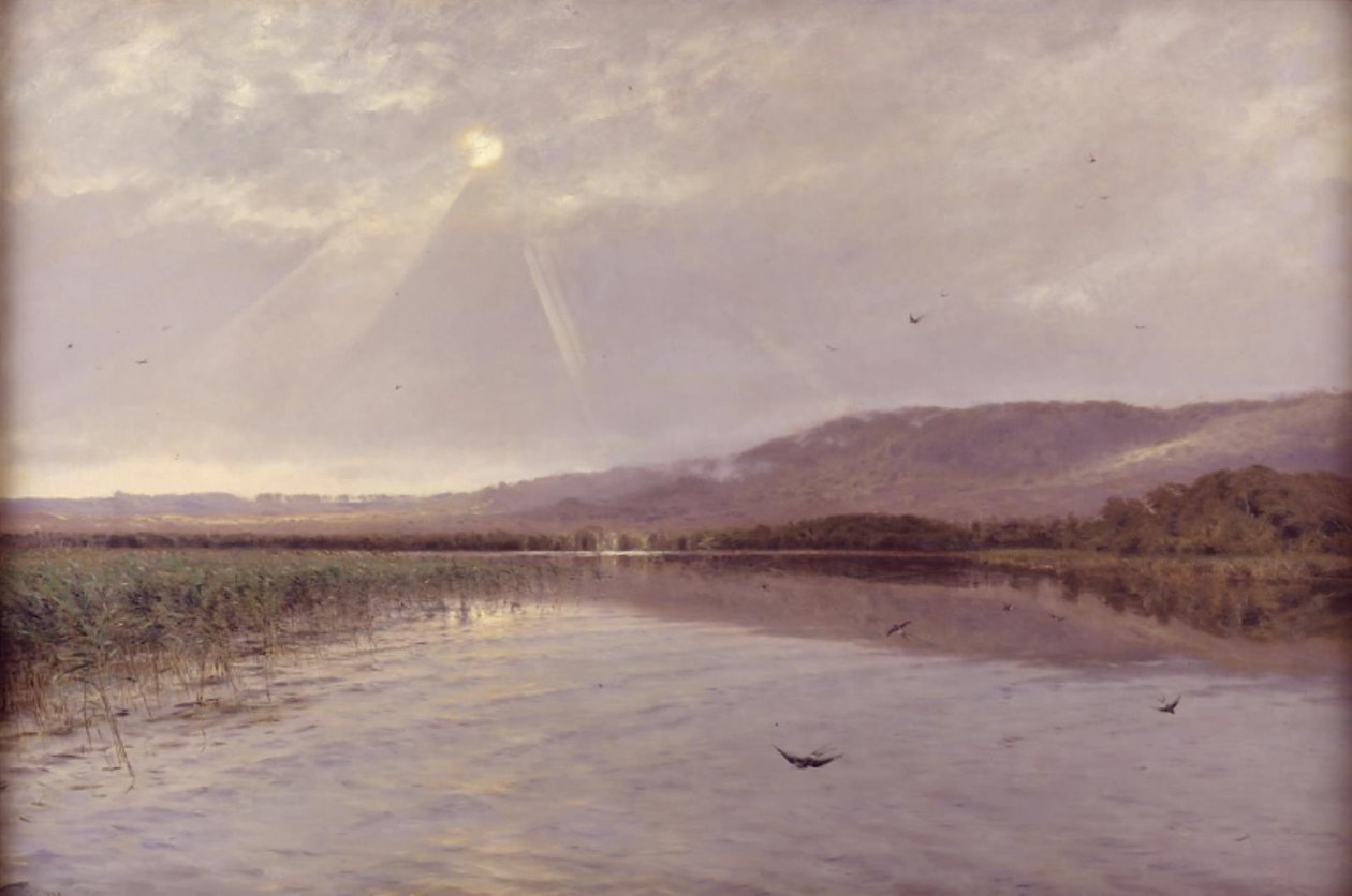 Een Meer in het Himmelbjerg District, Jutland door Godfred Christensen