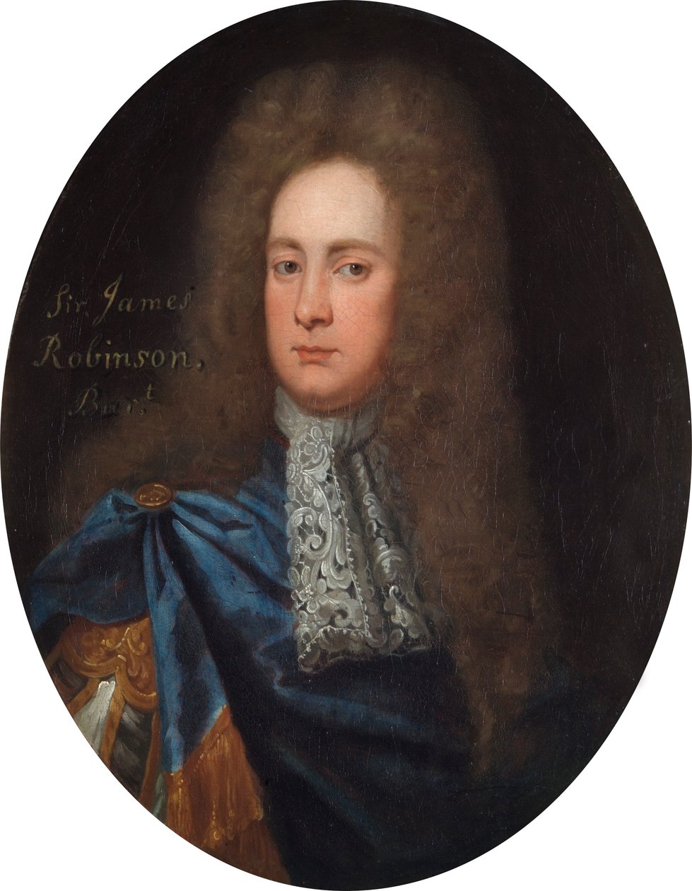 Sir John Robinson door Godfrey (after) Kneller