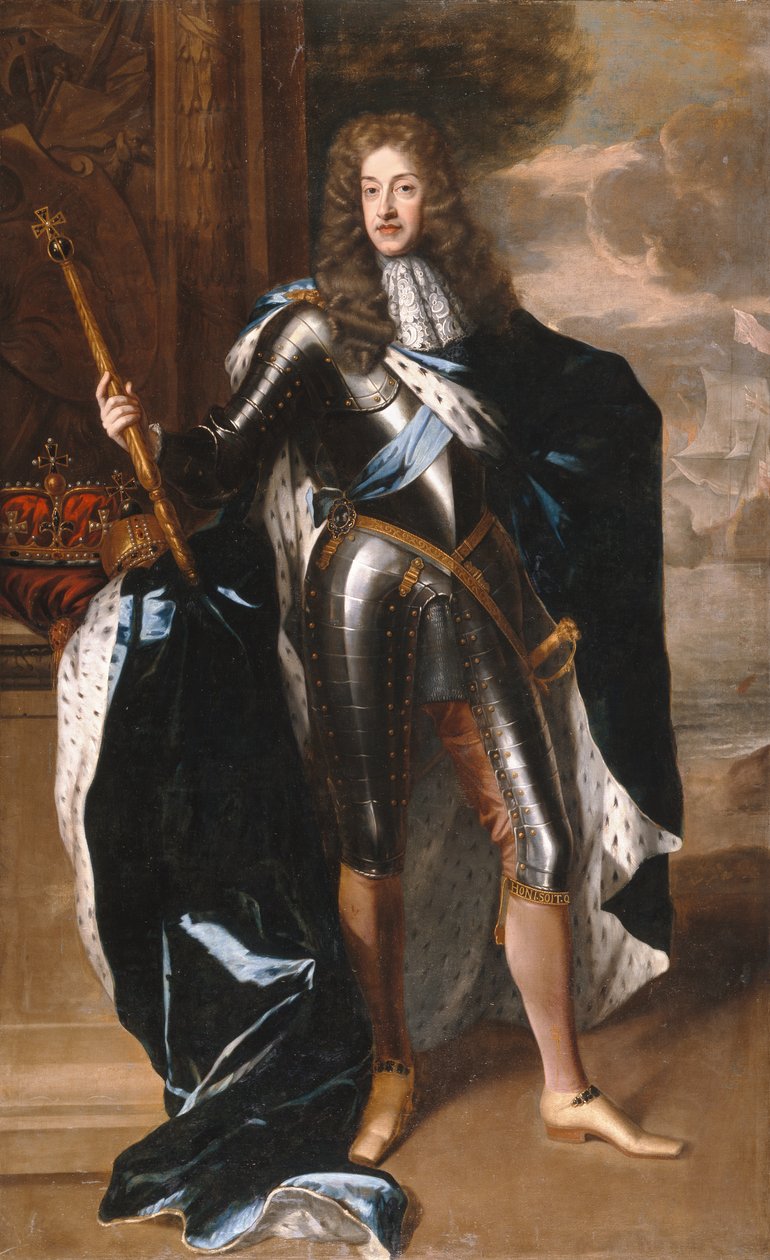 James II (olieverf op doek) door Godfrey (follower of) Kneller