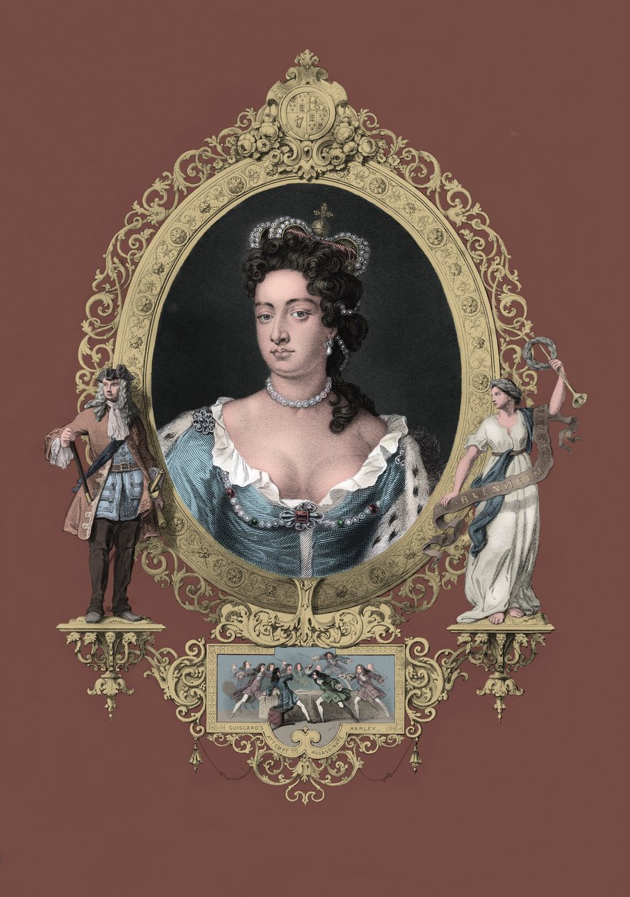Anne Koningin van Groot-Brittannië door Godfrey Kneller
